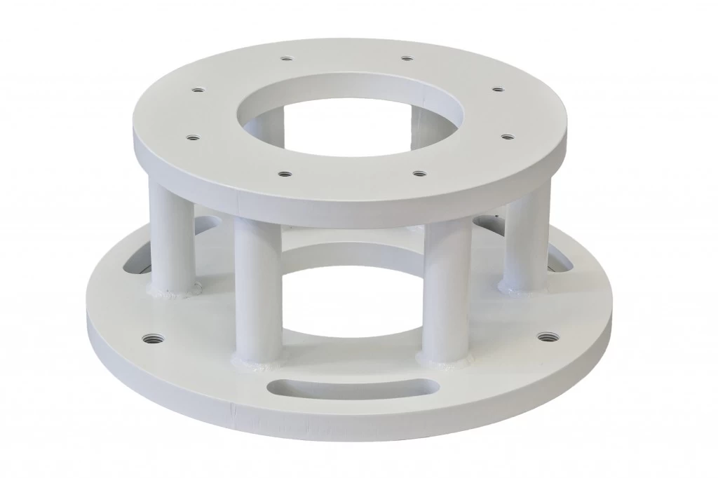 10Micron Baader Steel Leveling Flange For GM 2000 And AP-1100 Mount Fits #1452095 Standard Base Plate And #2451210 Steel Pillar