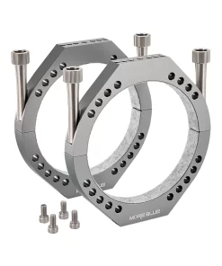 More Blue 125mm Tube Mounting Rings