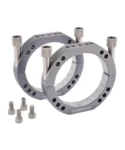 More Blue 80mm Tube Mounting Rings